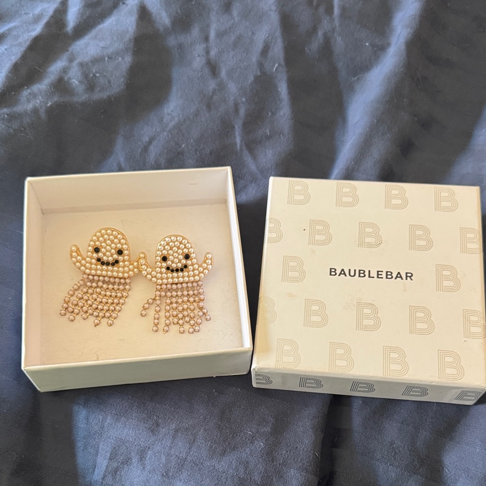 BaubleBar Beaded Ghost Earrings